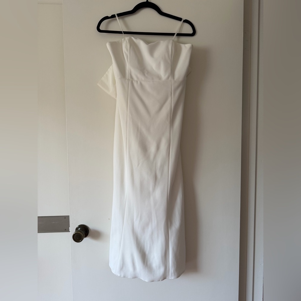 BHLDN Strapless White Dress